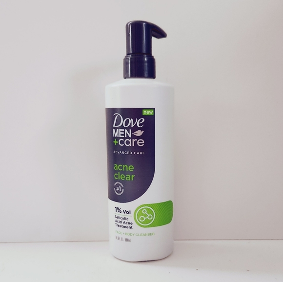 🐢2/$15 Dove Men+Care Advanced Care Acne Clear Face + Body Cleanser - Picture 1 of 9